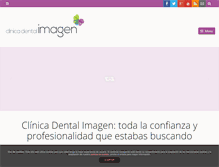 Tablet Screenshot of clinicadentalimagen.com